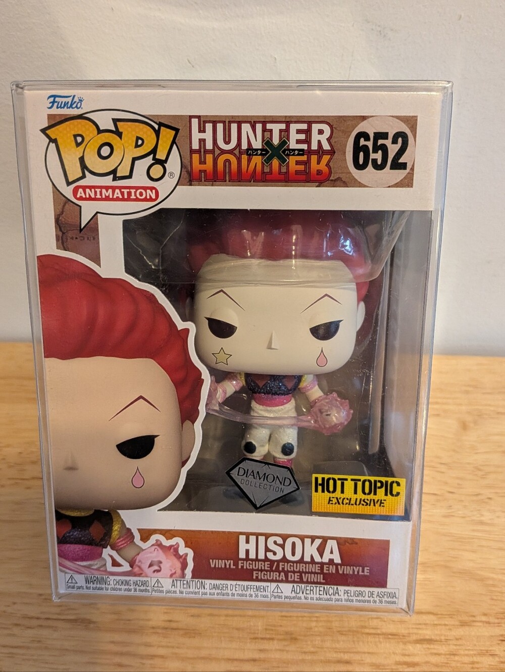 Funko Hisoka Pop! Vinyl Figure - Pink and Cream